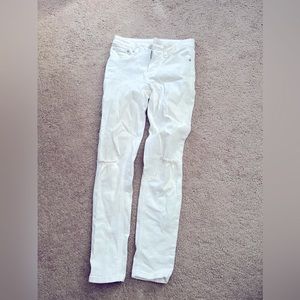 Lauren Conrad white skinny jeans size 4